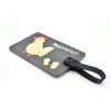 Customized Rubber Pop Up Luggage Tag